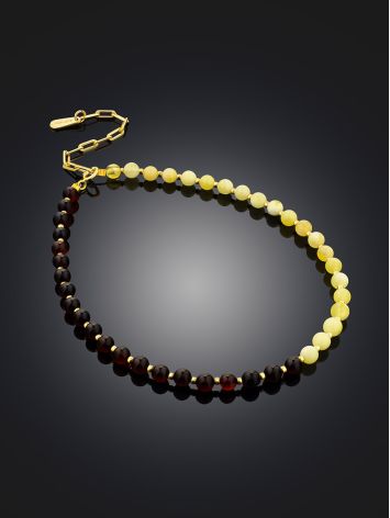 Bicolor Amber Anklet The Palazzo, image , picture 2