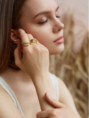 Minimalist Design Coil Ring The ICONIC, Ring Size: Adjustable, image , picture 4