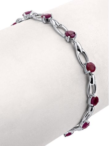 Purple Corundum Chain Bracelet, image , picture 2