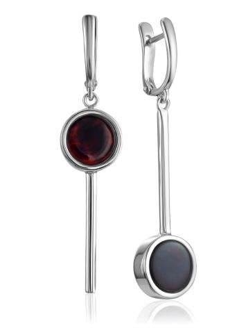 Mismatched Black Amber Earrings The Palazzo, image 