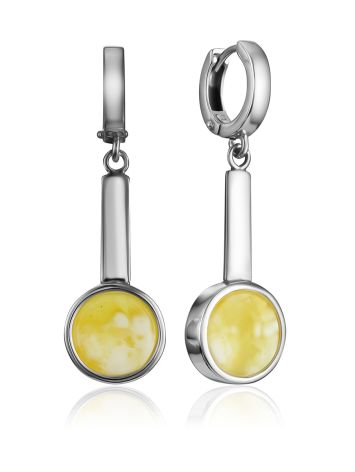 Chunky Natural Amber Earrings The Palazzo, image 