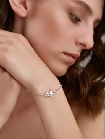 Cute Chain Bracelet With Tiny Crystal Charm, image , picture 4