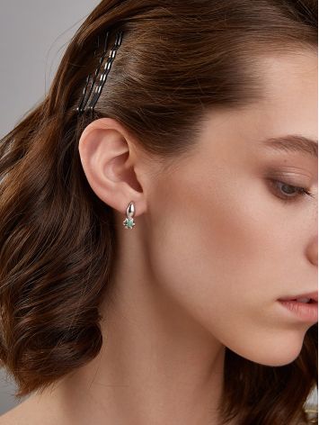 Cute Beryl Latch Back Earrings, image , picture 4