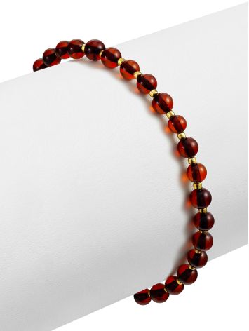 Fashionable Amber Bracelet With Japanese Seed Beads The Palazzo, image , picture 3