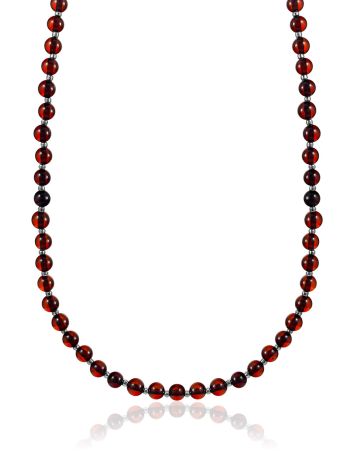 Amber Chocker With Japanese Seed Beads The Palazzo, image 