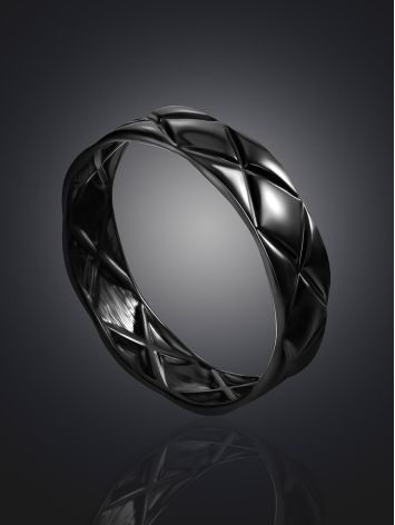 Blackened Ring The ICONIC Black Edition, Ring Size: 9.5 / 19.5, image , picture 2