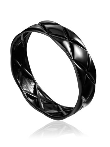 Blackened Ring The ICONIC Black Edition, Ring Size: 9.5 / 19.5, image 