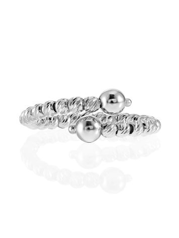 Laconic Beaded Coil Ring The Sparkling, Ring Size: 6 / 16.5, image , picture 4