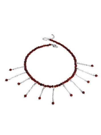 Designer Amber Beaded Necklace With Dangles The Palazzo, image , picture 3