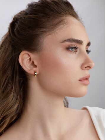 Minimalist Gilded Hoops The ICONIC, image , picture 3