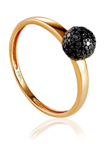 Shimmering Black Diamond Ring, Ring Size: 6.5 / 17, image 