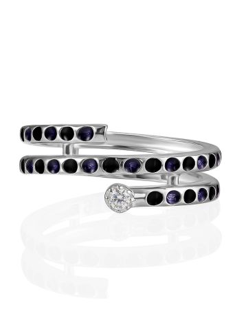 Stylish Coiled Ring "The Scroll", Ring Size: 6 / 16.5, image , picture 4