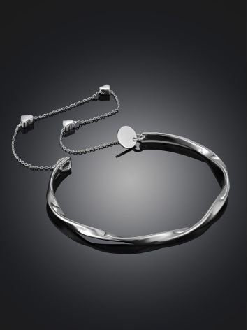 Designer Bangle Bracelet With Heart Motif Details The ICONIC, image , picture 2