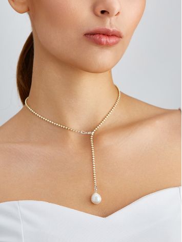 Elegant Baroque Pearl Necklace The Oceania, image , picture 3