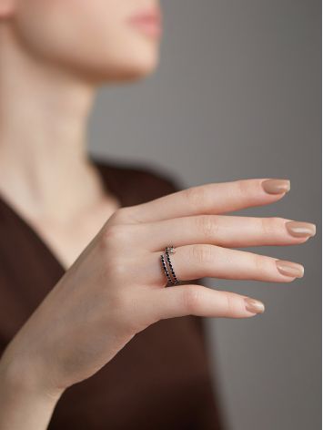 Stylish Coiled Ring "The Scroll", Ring Size: 6 / 16.5, image , picture 3