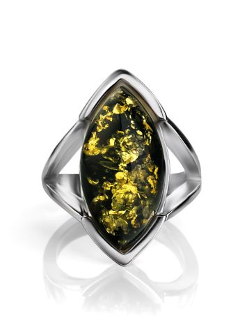Amber Ring In Sterling Silver The Petal, Ring Size: 10 / 20, image , picture 4
