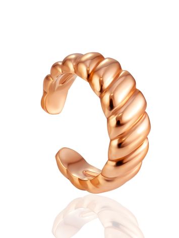 Rose Gold Plated Textured Cuff The ICONIC, image 