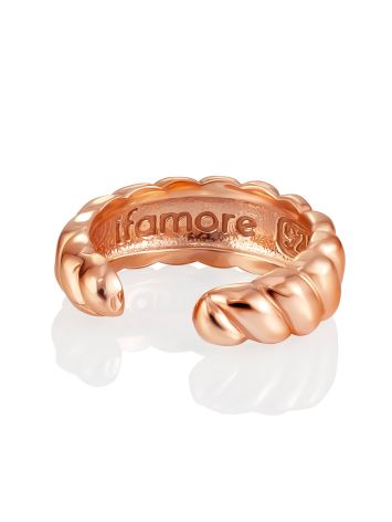 Rose Gold Plated Textured Cuff The ICONIC, image , picture 3