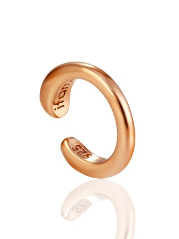 Rose Gold-Plated Ear Cuff The Liquid, image 