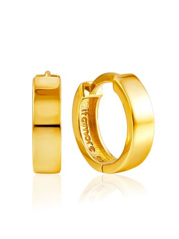 Minimalist Gilded Hoops The ICONIC, image 