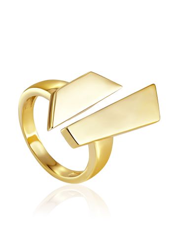 Bold Gilded Ring The ICONIC, Ring Size: Adjustable, image 