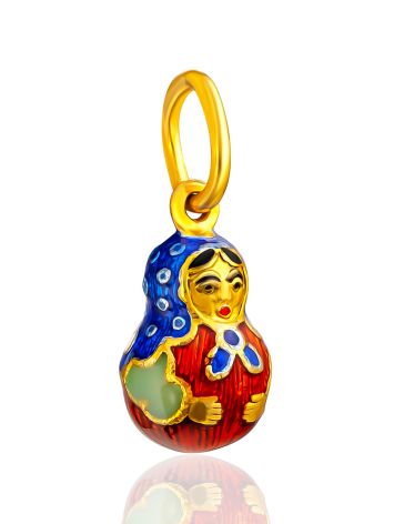 Colorful Enamel Matryoshka Pendant The Romanov, image , picture 3