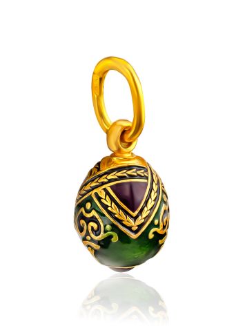 Tiny Enamel Egg Pendant The Romanov, image , picture 3