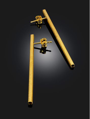 Gilded Stick Motif Earrings The ICONIC, image , picture 2