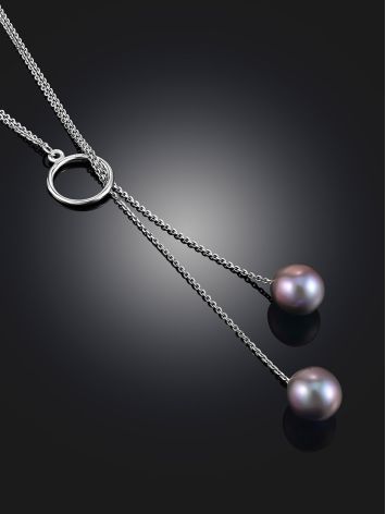 Black Pearl Toggle Necklace The Oceania, image , picture 2