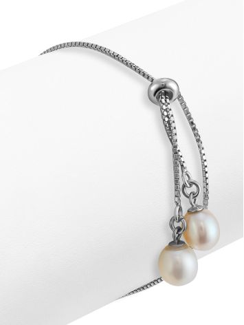 Chic Slider Bracelet With Pearl The Oceania, image , picture 4