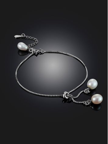 Chic Slider Bracelet With Pearl The Oceania, image , picture 3