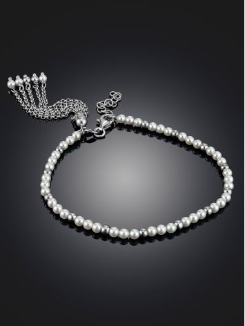 Mix Tone Pearl Bracelet With Tassel The Oceania, image , picture 2