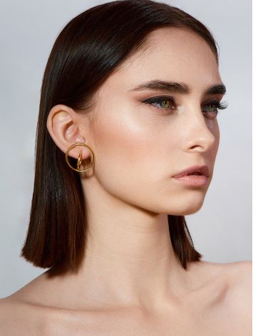 Gilded Sphere Earrings The ICONIC, image , picture 3