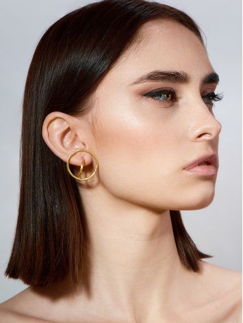 Sphere Design Gilded Earrings The ICONIC, image , picture 3