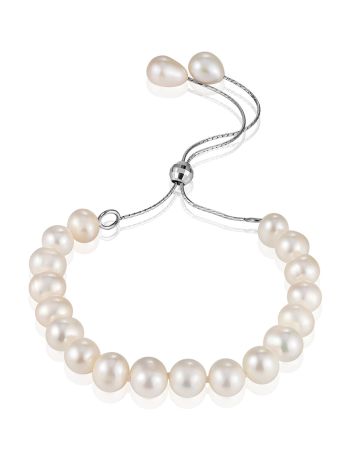 Elegant Pearl Slider Bracelet The Oceania, image 