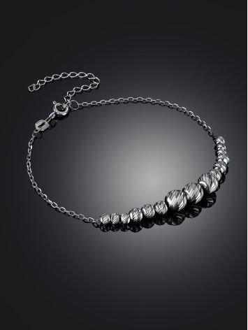 Refined Chain Bracelet With Faceted Beads The Sparkling, image , picture 2