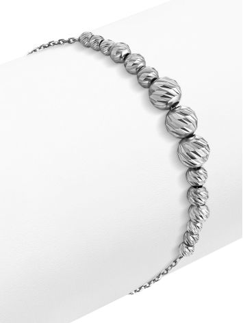 Refined Chain Bracelet With Faceted Beads The Sparkling, image , picture 4