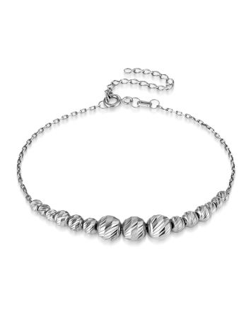 Refined Chain Bracelet With Faceted Beads The Sparkling, image 