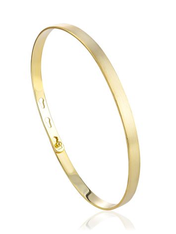 Silky Textured Gilded Bangle Bracelet The ICONIC, image 