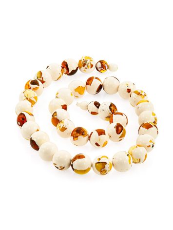 Stunning Mosaic Amber Beaded Necklace, image , picture 3