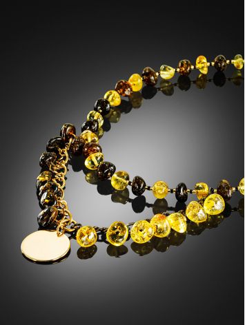 Trendy Amber Choker Necklace, image , picture 2