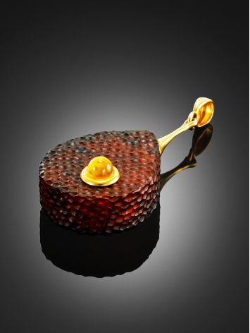 Bright Amber Drop Pendant, image , picture 3