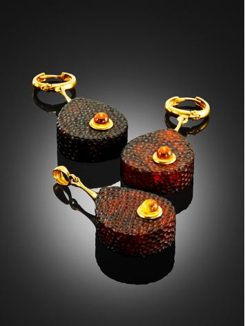 Fabulous Amber Drop Earrings, image , picture 5