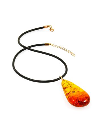 Gradient Colored Amber Choker Necklace, image , picture 3
