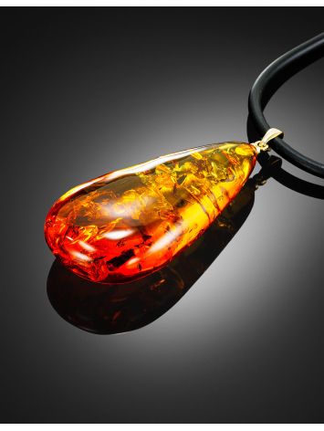 Gradient Colored Amber Choker Necklace, image , picture 2