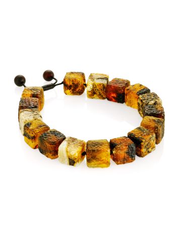 Bold Textured Amber Bracelet, image , picture 4