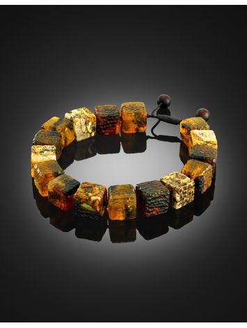 Bold Textured Amber Bracelet, image , picture 2