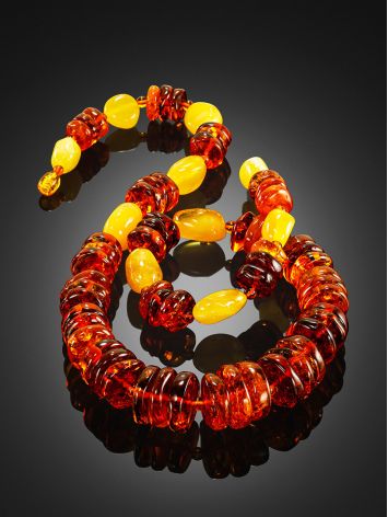 Stylish Natural Baltic Amber Beads, image , picture 2