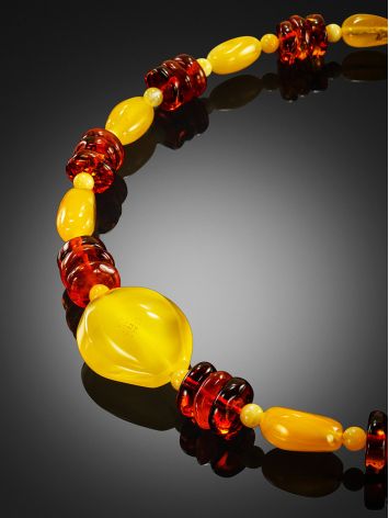 Luminous Baltic Amber Choker Necklace, image , picture 2