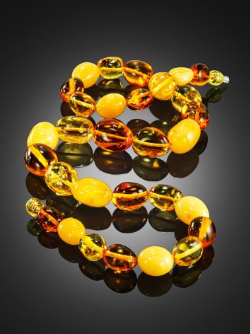 Lustrous Natural Amber Necklace, image , picture 2